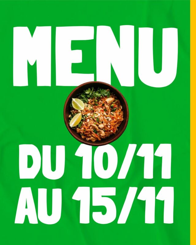 🥡 Plats de la semaine 🥡

Cette semaine la cheffe vous propose différents nems ainsi que le Pad Thai.
N'hésitez pas à venir nous voir.
Nous vous informons également que nous serons ouvert le mardi 11 novembre aux horaires habituels.

#FoodBordeaux #TakeAway #Asianfood #VietFoodLovers #Thailandfood #Noodleslovers #VeggieBordeaux #bieresbordeaux #Foodporn #Menu #TraiteurMaison #PlatDuJour #CateringLife #MenuDeLaSemaine #CuisineMaison