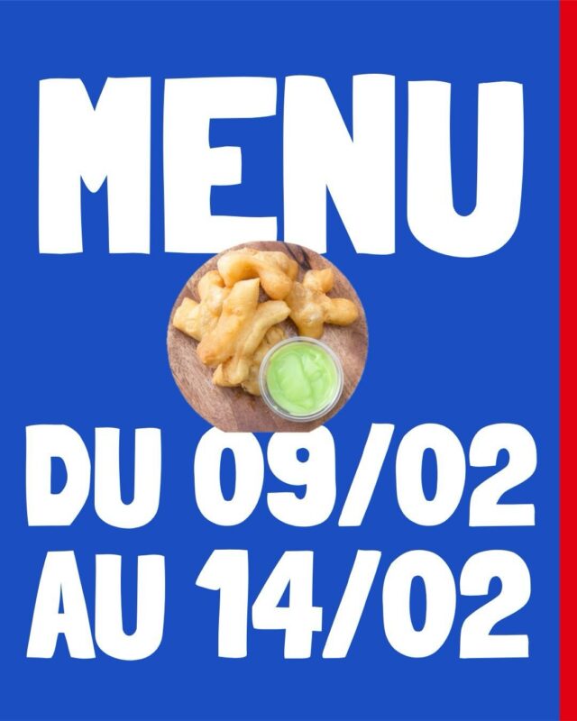 ❤️Plats pour la semaine de la Saint Valentin❤️

Bonjour à tous et à toutes, 

Cette semaine sera placée sous le signe de l’amour. 
La cheffe vous propose pour cette occasion des « churros asiatiques » (connu sous le nom de Patengko) très populaire en Thaïlande. Somsanouk vous les propose sous forme de dessert car ils sont accompagnés de lait concentré au pandan. 
N’hésitez pas à venir pour essayer les autres plats. 
À très vite 

#FoodBordeaux #TakeAway #saintvalentin❤️ #VietFoodLovers #Thailandfood Noodleslovers VeggieBordeaux bieresbordeaux Foodporn Menu TraiteurMaison PlatDuJour CateringLife MenuDeLaSemaine CuisineMaison